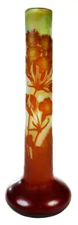 Galle, Cameo Cut Glass Vase