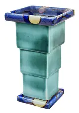 Clarice Cliff, "Inspiration" Stepped Vase