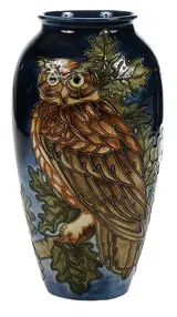 William Moorcroft, Owl Vase