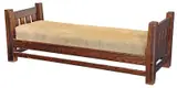 L. & J.G. Stickley, Arts and Crafts Oak Daybed