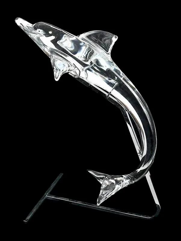 Dolphin with Stand by Daum, sold Jul 2019