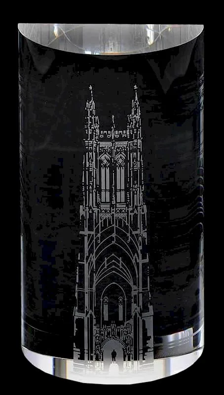 Cathedral Tower by Alexander Joseph von Steuben, sold Nov 2017