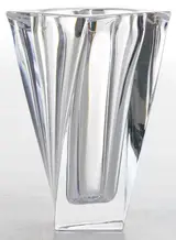 Orrefors, "Tornado" Crystal Vase
