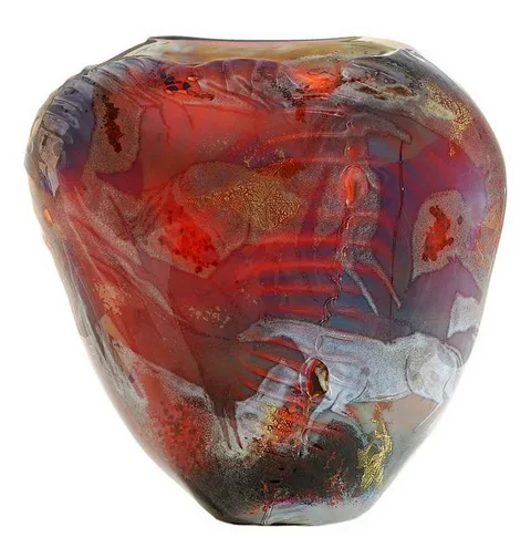 William Morris, Untitled, 1990, monumental glass vessel