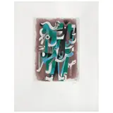 Carlos Mérida, Sin título, de la carpeta Un canto al Libro Sagrado, 1978, Serigrafía P / A