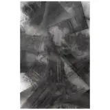 Javier Peláez, Polvo en las sobras 3, Carboncillo y polvo de carbón sobre papel