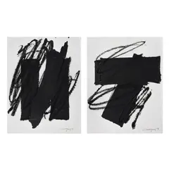 Untitled by Rafael Canogar, Mixta sobre papel, sold Dec 2024
