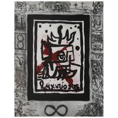 Alberto Gironella, Sin título, de la serie Méjico, Mágico y Prodigioso, 1982, Grabado al aguafuerte y gofrado 1 / 92