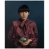César Córdova, Liliana, Óleo sobre madera