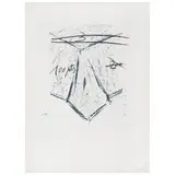 Antoni Tàpies, Llambrec, 1975, Litografía 18 / 75