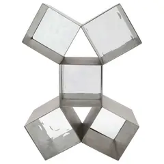 Forma de cajas by Feliciano Béjar, Escultura en acero y cristal tallado, offered Nov 2024