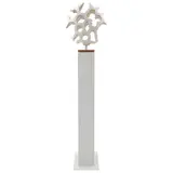 Fernando Pacheco, Azar 12, 2016, de la serie Estructuras infinitas, Escultura tallada en MDF laqueado en base de madera
