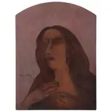 Francisco Corzas, Orante, Óleo sobre tela