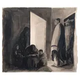 Roberto Montenegro, Familia mexicana, Tinta sobre papel