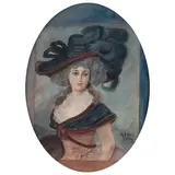 Carmen Mondragón, La duquesita, Mixta sobre papel