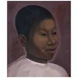 Gustavo Montoya, Cabeza de niño mexicano, Óleo sobre tela