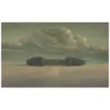 Jorge López Pardo, Retiro, de la serie El alma, como una casa sin puertas ni ventanas, Óleo sobre tela