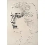 Raúl Anguiano, Untitled, 1938, Lápiz de grafito sobre papel