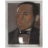 Guillermo Ceniceros, Benito Juárez, 2010, Óleo sobre tela