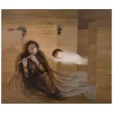 Gonzalo Ceja Oregel, En el instante, lo ilimitado, 1989, Óleo sobre tela