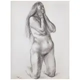 Francisco Zúñiga, Mujer de rodillas