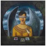 Gabriela Garza Padilla, El destino se cumple eternamente por si solo, Óleo sobre tela