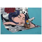 Emiliano Gironella Parra, Homenaje a Lichtenstein, 2024, Serigrafía 42 / 50