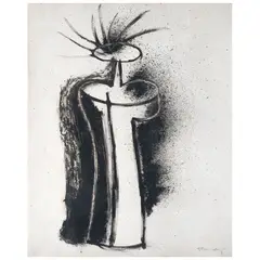 Rufino Tamayo, Mujer de espaldas, Tinta sobre papel