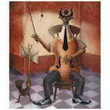 Blús a media noche by Mario Martín del Campo, Óleo sobre tela, offered Sep 2024