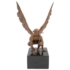 Jorge Marín, Maqueta para El Vigilante, 2016, Escultura en bronce 2 / 20 en base de mármol