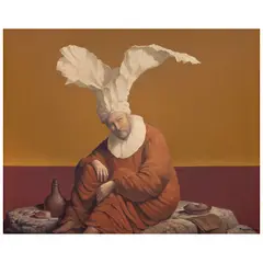 Ermitaño by Fernando Garrido, Óleo sobre tela, sold Sep 2024