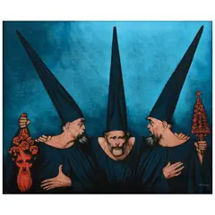 Rafael Coronel, Los amigos, Serigrafía 73 / 100