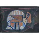 Rodolfo Nieto, Sin título (Guajolote), Pastel sobre papel