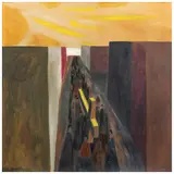 Waldemar Sjölander, Procesión, 1955, Óleo sobre tela