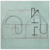 Miguel Castro Leñero, Casa intervenida III, 2006, Óleo sobre tela