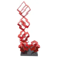 Carlos Agustín, Madrigal, 2023, Escultura en acero 1 / 1 en base de acero