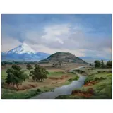 Marco Antonio Zepeda, Valle de México, Vista del Popocatépetl desde Cholula
