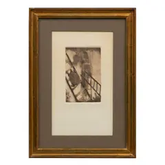 La tortuga en la escalera by Francisco Toledo, 1975, Grabado al aguafuerte 18 / 25, sold Sep 2024
