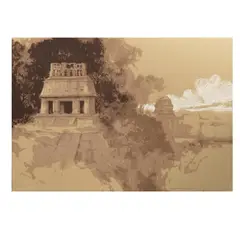 Palenque by Enrique Sanchez, 1984, Serigrafia 31 / 100, offered Sep 2024