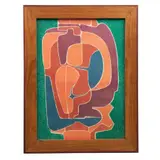 Pedro Coronel, Perfil Maya, Litografía