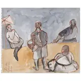 Sergio Hernández, Untitled, Tinta sobre papel