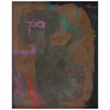 Rodolfo Nieto, Dialéctica; ocre, Óleo sobre tela