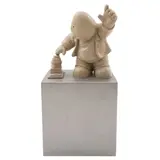 Rodrigo de la Sierra, Timo en tribuna Petite, Escultura en bronce 6 / 40 con base de acero