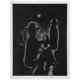 Leonora Carrington, Obreros irlandeses, Grabado al aguafuerte y aguatinta PT 5 / 5