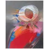Rafael Calzada, Símbolo espacial, 2000, Acrílico sobre tela