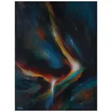 Firebird by Leonardo Nierman, Acrílico sobre masonite, sold Aug 2024