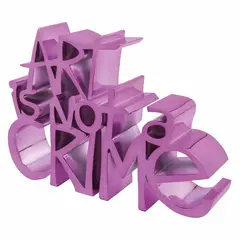 Art is not a crime (Hard candy pink) by Thierry Guetta, 2021, Escultura en resina cromada 71/95, sold Jul 2024