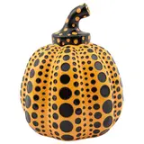 Pumpkin - Yellow and black by Yayoi Kusama, Escultura en resina laqueada sin número de tiraje, offered Jul 2024