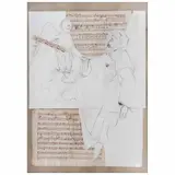 Carmen Parra, Untitled, Lápiz de grafito y collage sobre papel