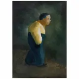 José Antonio Farrera, Arcángel sin chamba, 1993, Óleo sobre tela